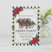  Modern Horse Racing Derby Party  Invitation 2026 招待状 (スタンド正面)