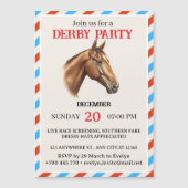 Modern Horse Racing Event Invitation (正面)