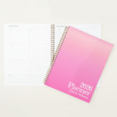 Modern Hot Pink Ombre Planner プランナー手帳 (ディスプレー)