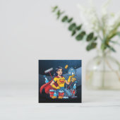 Modern House Cleaning Maid Service Housekeeping スクエア名刺 (スタンド正面)