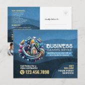 Modern House Cleaning Maid Service Housekeeping ポストカード (正面/裏面)