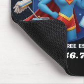 Modern House Cleaning Maid Service Housekeeping マウスパッド (コーナー)