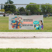 Modern House Cleaning Maid Service Housekeeping 横断幕 (インサイチュ)