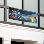 Modern House Cleaning Maid Service Housekeeping 横断幕 (ビルの外側)