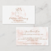 Modern House Cleaning Service & Maid 名刺 (正面/裏面)