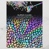 Modern Housekeeping House Cleaning Maid Janitor チラシ (裏面)