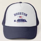 Modern Houston Skyline  キャップ (正面)