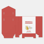 Modern Huggies Chuggies Beer Diaper Baby Shower フェイバーボックス (見開き)