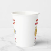 Modern Huggies Chuggies Beer Diaper Baby Shower  紙コップ (左)