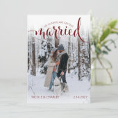 Modern Humans Getting Married Pet Photo Engagement セーブザデート (スタンド正面)