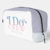 Modern I Do Crew Pastel Gradient Bridesmaid ドップキット (右コーナー)
