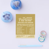 Modern Ice Cream Parlour Advertising Flyer チラシ (シングル)