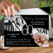 Modern Iconic 60th Wedding Anniversary 招待状