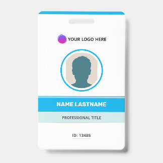 Modern ID Card Identification Badge バッジ