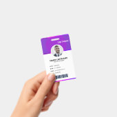 Modern ID Identification Card Photo Badge バッジ (手持ち)