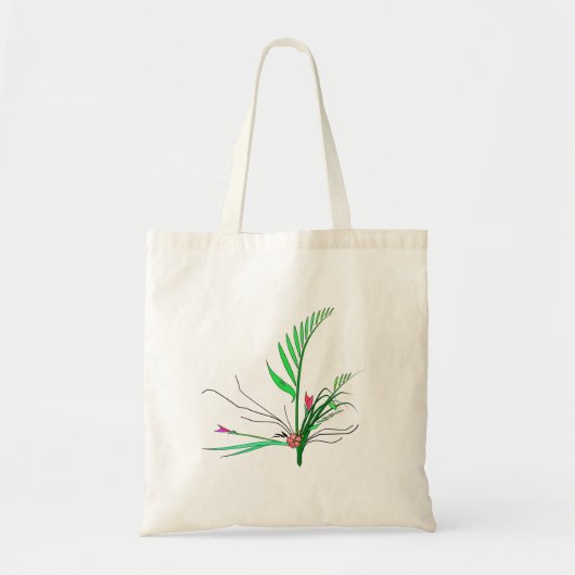 Modern Ikebana Drawing トートバッグ (正面)