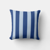 Modern Indoor/Outdoor Royal Blue Stripe クッション (正面)