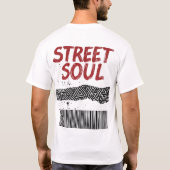 Modern Industrial Geometric Streetwear Tシャツ (裏面)