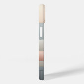 Modern Industrial Metallic Block Pattern Copper an Case-Mate iPhoneケース (裏面 / 右)