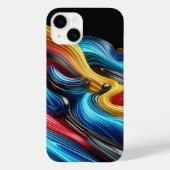 Modern Industrial Metallic Block Pattern Copper an Case-Mate iPhoneケース (裏面)