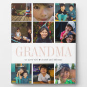 Modern Instagram スクエアフォトコラージュ|9枚の写真 フォトプラーク (正面)