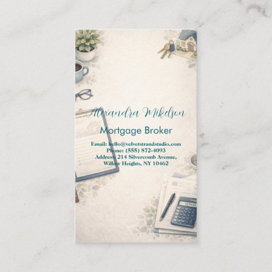 Modern Insurance Advisor Professional 名刺 (裏面)