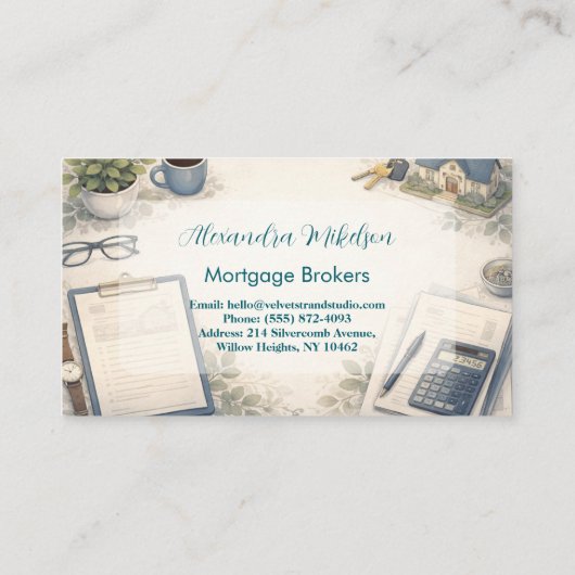 Modern Insurance Advisor Professional 名刺 (裏面)