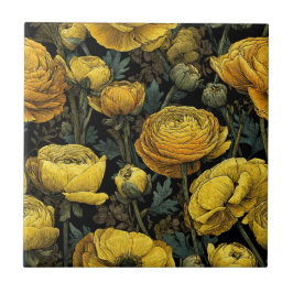 Modern Interior Design Ranunculus  Tiles  For Home タイル