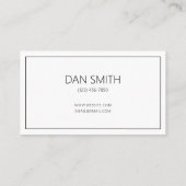 Modern Interior Designer Business Card 名刺 (裏面)