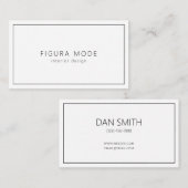 Modern Interior Designer Business Card 名刺 (正面/裏面)