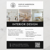 Modern Interior Designer Marketing  チラシ (正面)