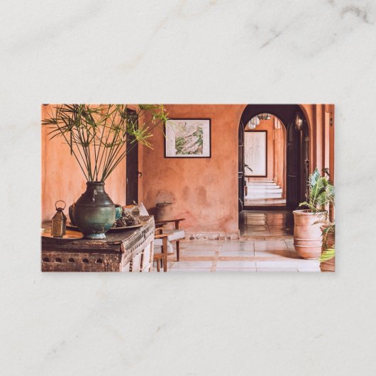 Modern Interior Designer Photo 名刺 (正面)