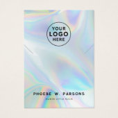Modern Iridescent Necklace Jewellery Display Card (正面)