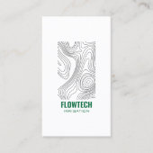 Modern Irrigation & Drainage Service Topography 名刺 (正面)