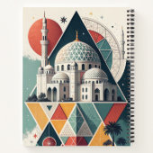 Modern Islamic Geometric Art Architecture Design ノートブック (裏面)
