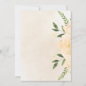 Modern Islamic Wedding Invitation | Nikah Ceremony 招待状 (裏面)