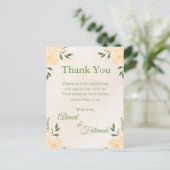 Modern Islamic Wedding Thank You Card  ポストカード (スタンド正面)