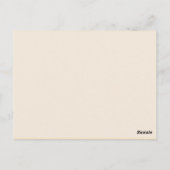 Modern Islamic Wedding Thank You Card  ポストカード (裏面)