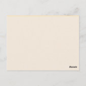 Modern Islamic Wedding Thank You Card  ポストカード (裏面)