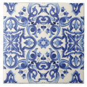 Modern Italian Blue La Dolce vita タイル (正面)