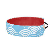 Modern Japanese Seigaiha Waves & Rising Sun アスレチックヘッドバンド (右)