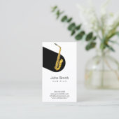 Modern Jazz Saxophone Musician Profile Card 名刺 (スタンド正面)