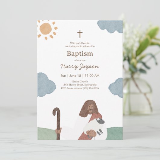 Modern Jesus And Lamb Baptism  招待状 (スタンド正面)