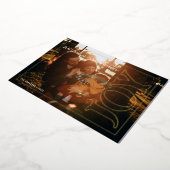 Modern Joy Holiday Photo Card 箔シーズンカード (回転した状態)