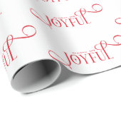 Modern Joyful Family Christmas  ラッピングペーパー (ロールコーナー)