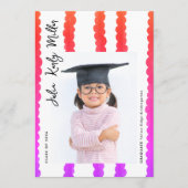 Modern Kindergarten Photo Class of 2026 Graduation 案内状 (正面)