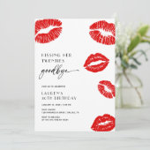 Modern Kissing My Twenties Goodbye 30th Birthday 招待状 (スタンド正面)