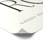 Modern Kitchen Root Vegetable Art Minimalist Food  ポスター (角)