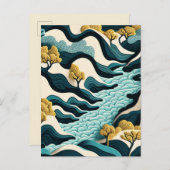 Modern Landscape インビテーションポストカード (正面/裏面)