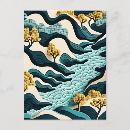 Modern Landscape インビテーションポストカード (正面)